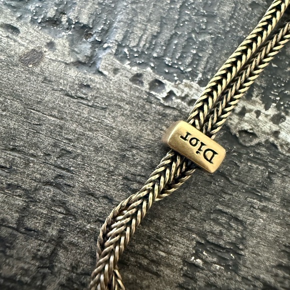 Dior aged Gold-Tone Rope Bracelet - Picture 5 of 6